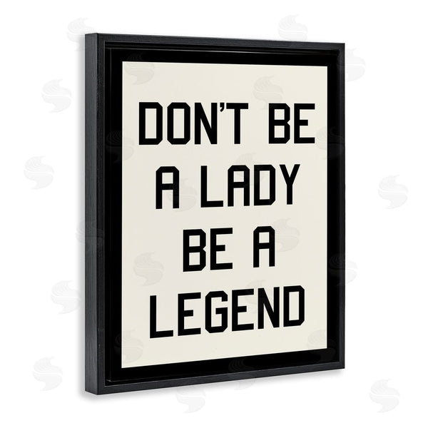 Stupell Industries Stupell Studio | Lady Legend Phrase Wall Art