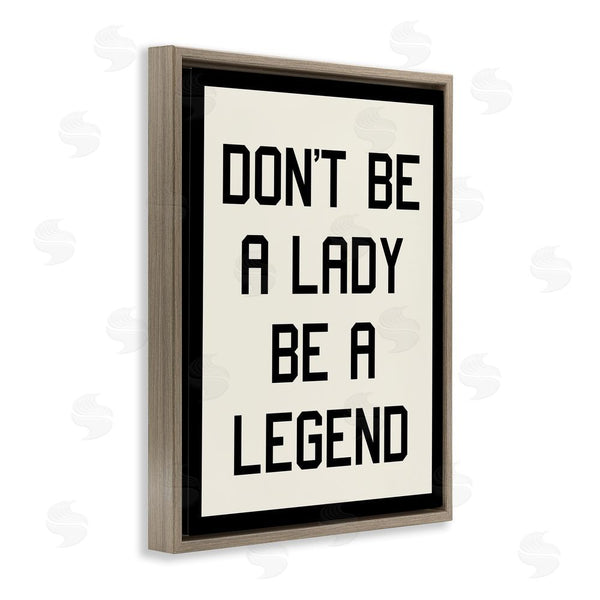 Stupell Industries Stupell Studio | Lady Legend Phrase Wall Art