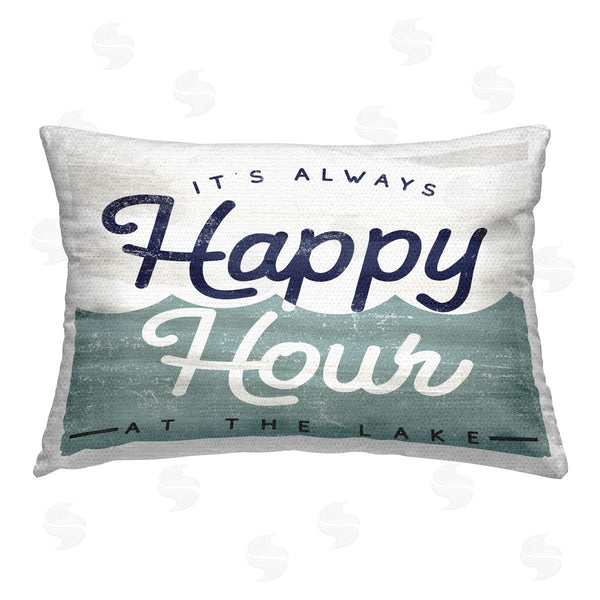 Stupell Industries Stupell Studio | Lake Happy Hour Phrase