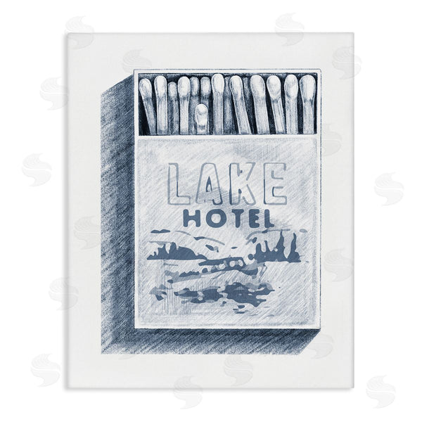 stupell industries Stupell Studio | Lake Hotel Matchbook Drawing Wall Art