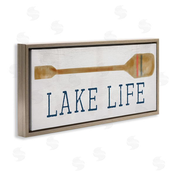 Stupell Industries Stupell Studio | Lake Life Boating Phrase Wall Art