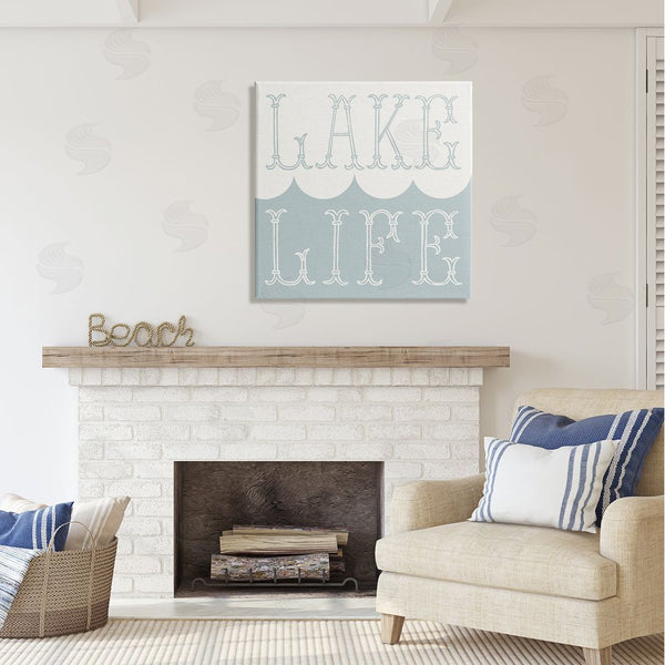 Stupell Industries Stupell Studio | Lake Life Wave Pattern Wall Art