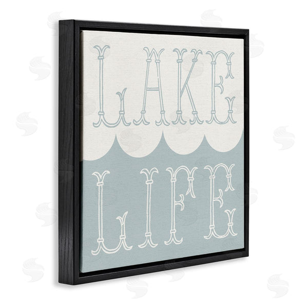 Stupell Industries Stupell Studio | Lake Life Wave Pattern Wall Art