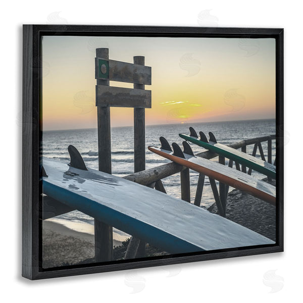 Stupell Industries Stupell Studio | Leaning Surfboards By Beach Wall Art