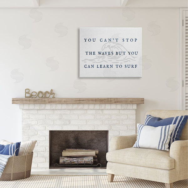 Stupell Industries Stupell Studio | Learn To Surf Inspirational Wall Art