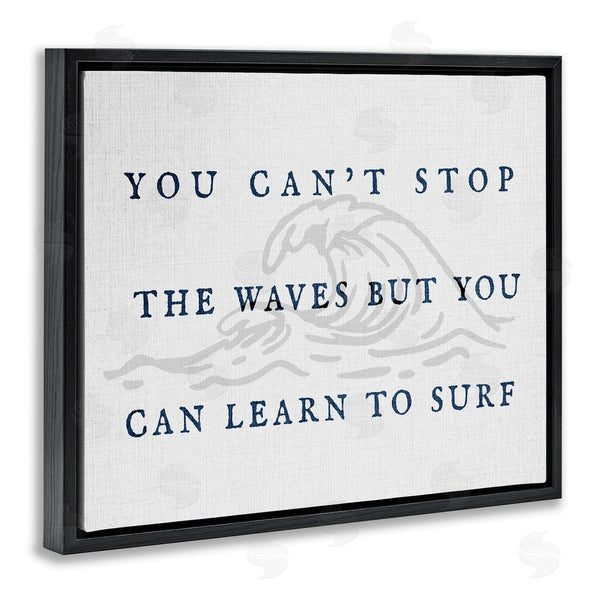 Stupell Industries Stupell Studio | Learn To Surf Inspirational Wall Art