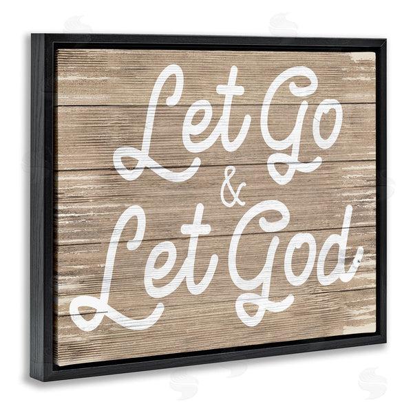 Stupell Industries Stupell Studio | Let Go & Let God Wall Art