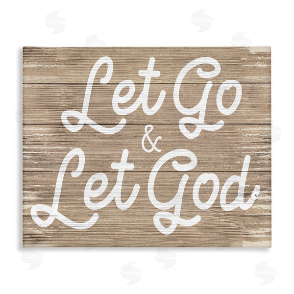 stupell industries Stupell Studio | Let Go & Let God Wall Art