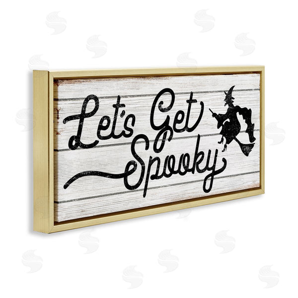 Stupell Industries Stupell Studio | Let's Get Spooky Rustic Witch