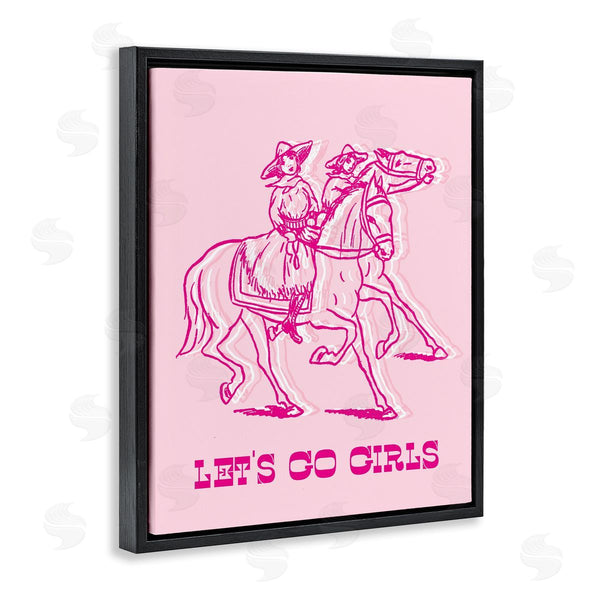 Stupell Industries Stupell Studio | Let's Go Girls Outline Wall Art