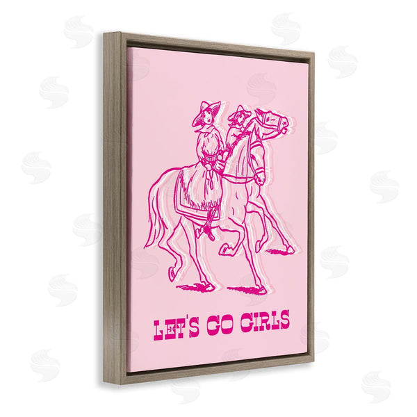 Stupell Industries Stupell Studio | Let's Go Girls Outline Wall Art