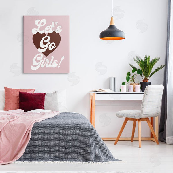 Stupell Industries Stupell Studio | Let's Go Girls Phrase Wall Art
