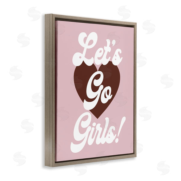 Stupell Industries Stupell Studio | Let's Go Girls Phrase Wall Art