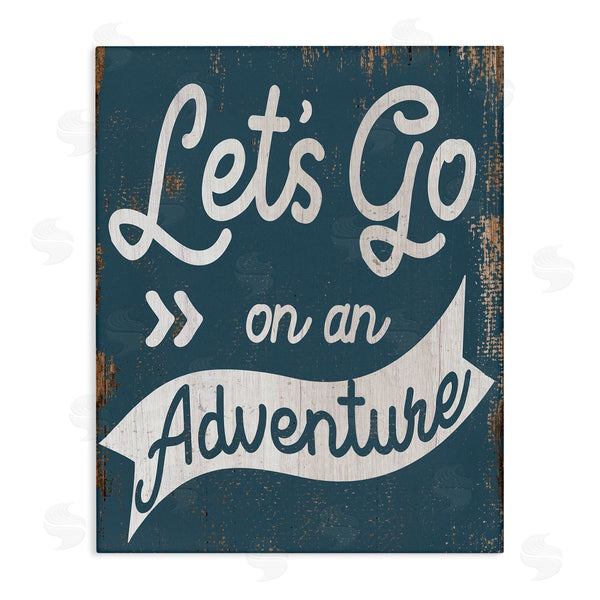 stupell industries Stupell Studio | Lets Go On An Adventure Blue