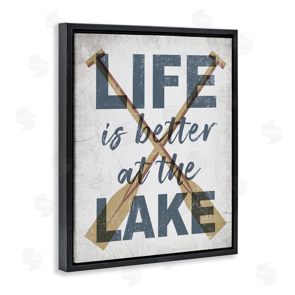 Stupell Industries Stupell Studio | Life Is Better At The Lake Oars