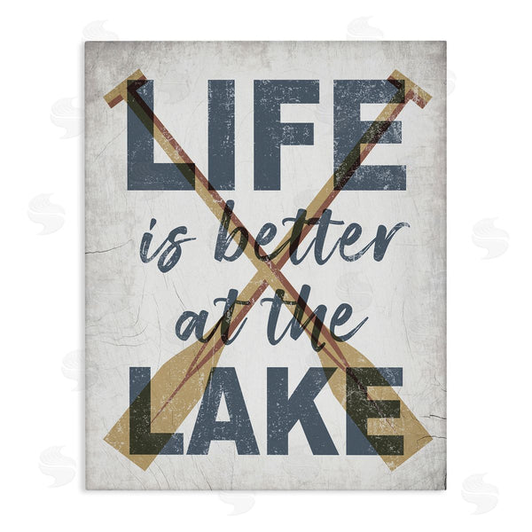 stupell industries Stupell Studio | Life is Better at the Lake Oars