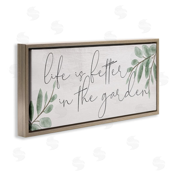Stupell Industries Stupell Studio | Life Is Better In Garden Wall Art