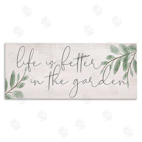 stupell industries Stupell Studio | Life Is Better in Garden Wall Art