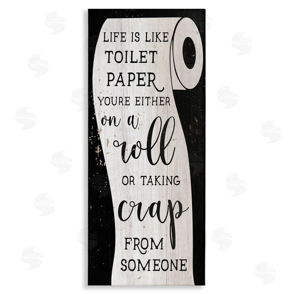 stupell industries Stupell Studio | Like Toilet Paper Funny Bathroom