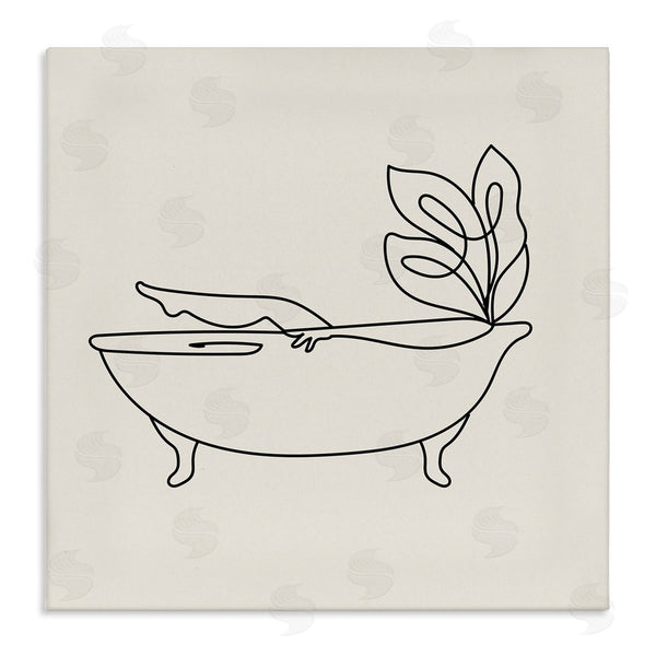 stupell industries Stupell Studio | Line Doodle Bath Botanical Wall Art