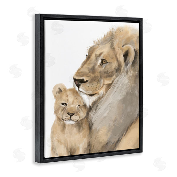 Stupell Industries Stupell Studio | Lion Cub And King Safari Animal Portrait