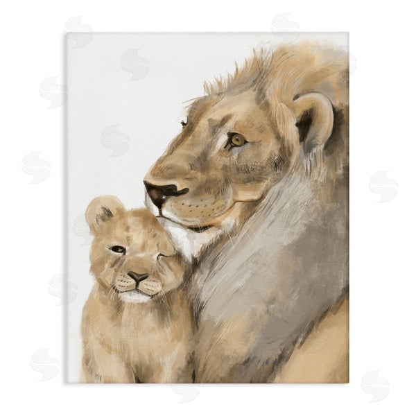 stupell industries Stupell Studio | Lion Cub and King Safari Animal Portrait