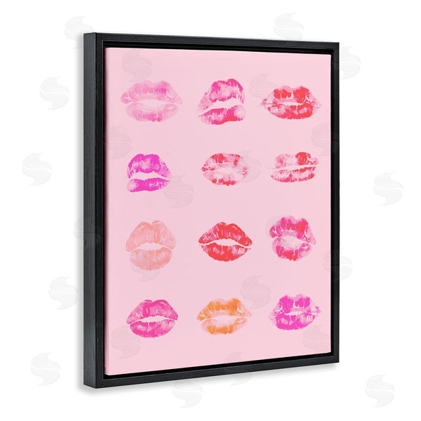 Stupell Industries Stupell Studio | Lipstick Kiss Pattern