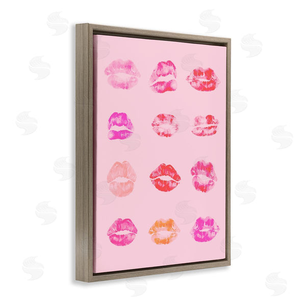 Stupell Industries Stupell Studio | Lipstick Kiss Pattern