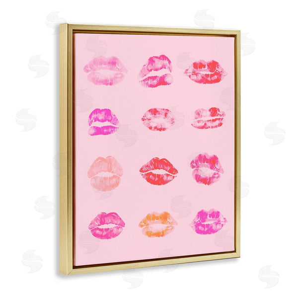 Stupell Industries Stupell Studio | Lipstick Kiss Pattern