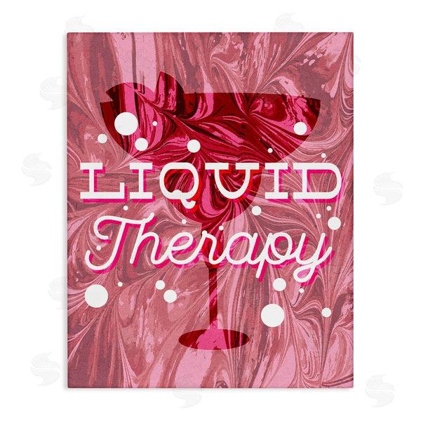 stupell industries Stupell Studio | Liquid Therapy Bold Pink Cocktail Wall Art