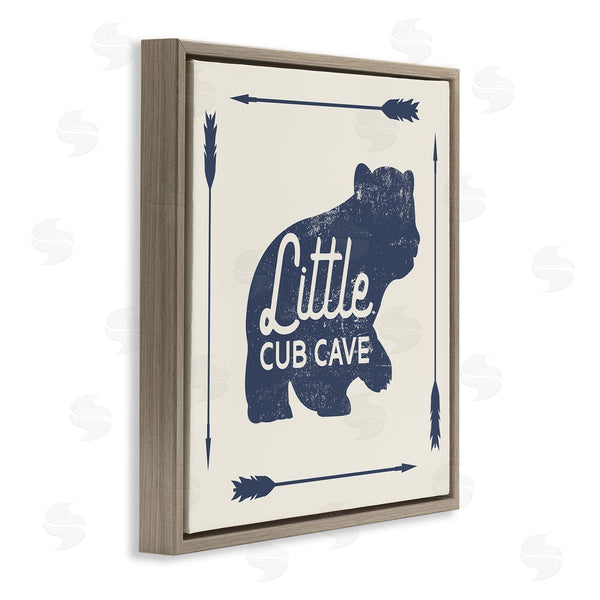 Stupell Industries Stupell Studio | Little Cub Cave Bear Sign Wall Art
