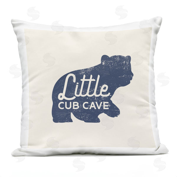 Stupell Industries Stupell Studio | Little Cub Cave Kids Bear Printed Throw Pillow