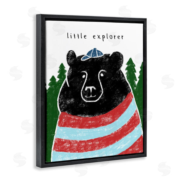 Stupell Industries Stupell Studio | Little Explorer And Black Bear