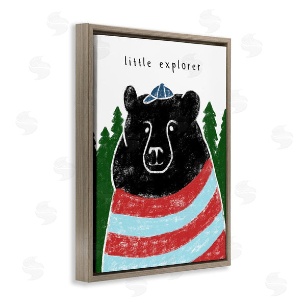 Stupell Industries Stupell Studio | Little Explorer And Black Bear