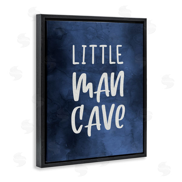 Stupell Industries Stupell Studio | Little Man Cave Blue Watercolor
