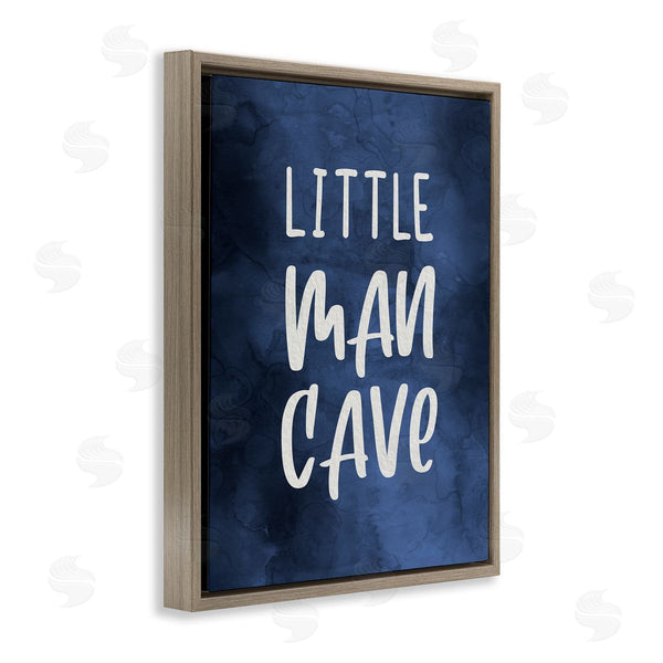 Stupell Industries Stupell Studio | Little Man Cave Blue Watercolor