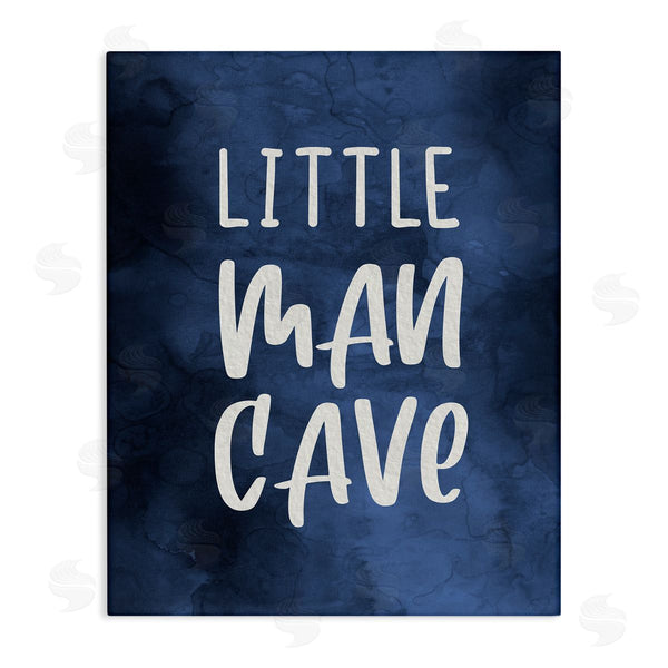 stupell industries Stupell Studio | Little Man Cave Blue Watercolor