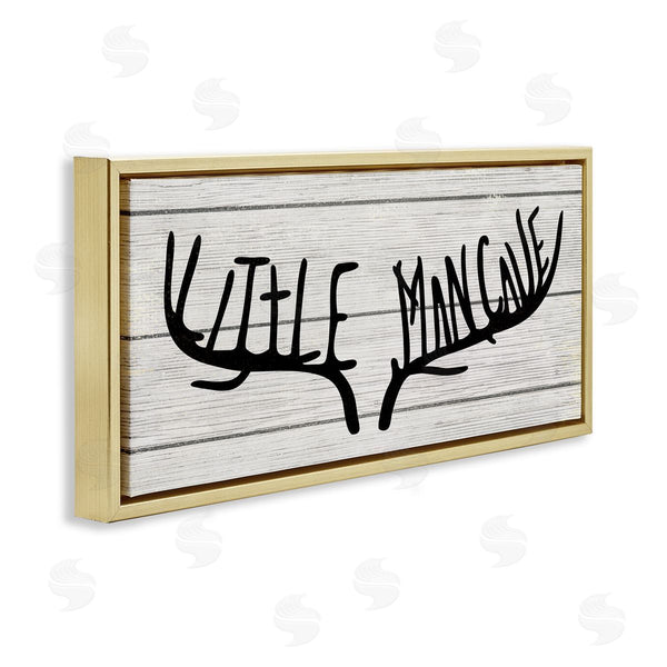 Stupell Industries Stupell Studio | Little Man Cave Farmhouse Wall Art