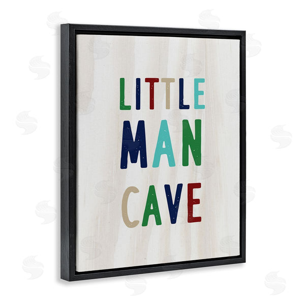Stupell Industries Stupell Studio | Little Man Cave Multi-Color Text