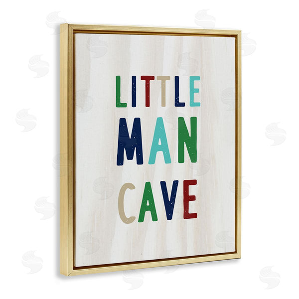 Stupell Industries Stupell Studio | Little Man Cave Multi-Color Text