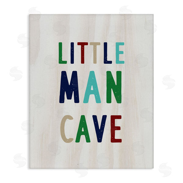 stupell industries Stupell Studio | Little Man Cave Multi-Color Text