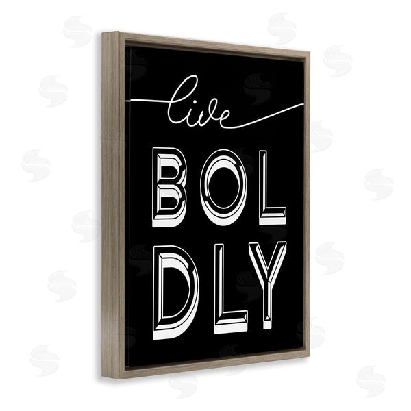 Stupell Industries Stupell Studio | Live Boldly Text Pop Typography