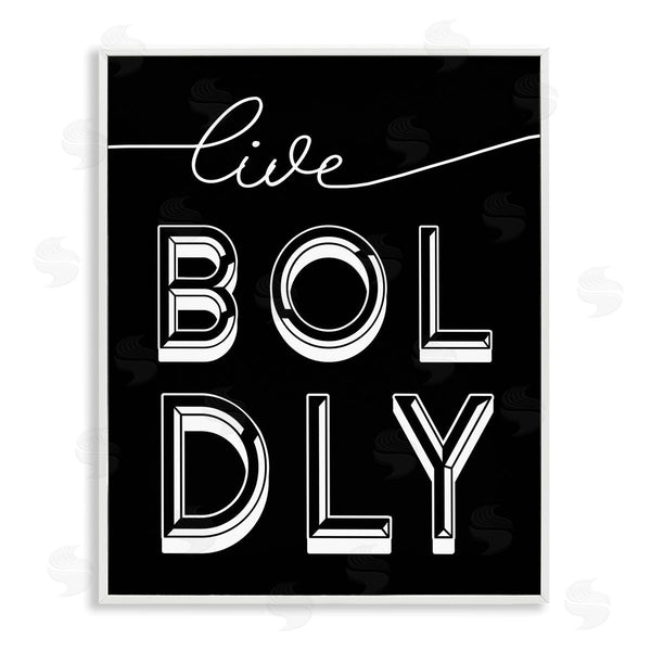 stupell industries Stupell Studio | Live Boldly Text Pop Typography