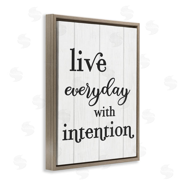 Stupell Industries Stupell Studio | Live Everyday With Intention Wall Art