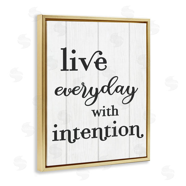 Stupell Industries Stupell Studio | Live Everyday With Intention Wall Art