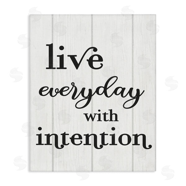 stupell industries Stupell Studio | Live Everyday with Intention Wall Art