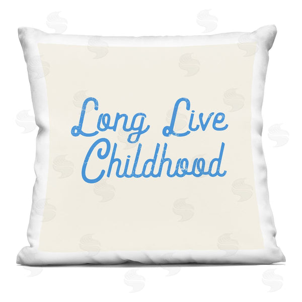 stupell industries Stupell Studio | Long Live Childhood Phrase Printed Throw Pillow