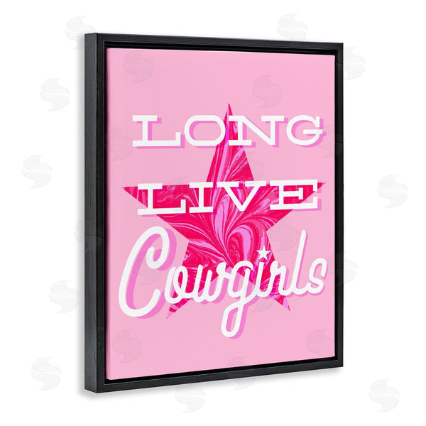 Stupell Industries Stupell Studio | Long Live Cowgirls Phrase Wall Art