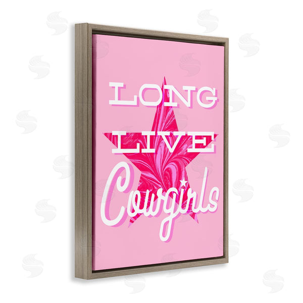 Stupell Industries Stupell Studio | Long Live Cowgirls Phrase Wall Art