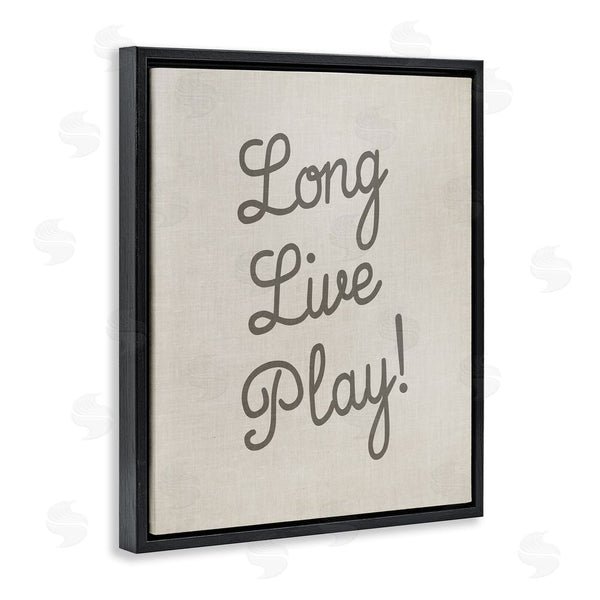 Stupell Industries Stupell Studio | Long Live Play Phrase Wall Art